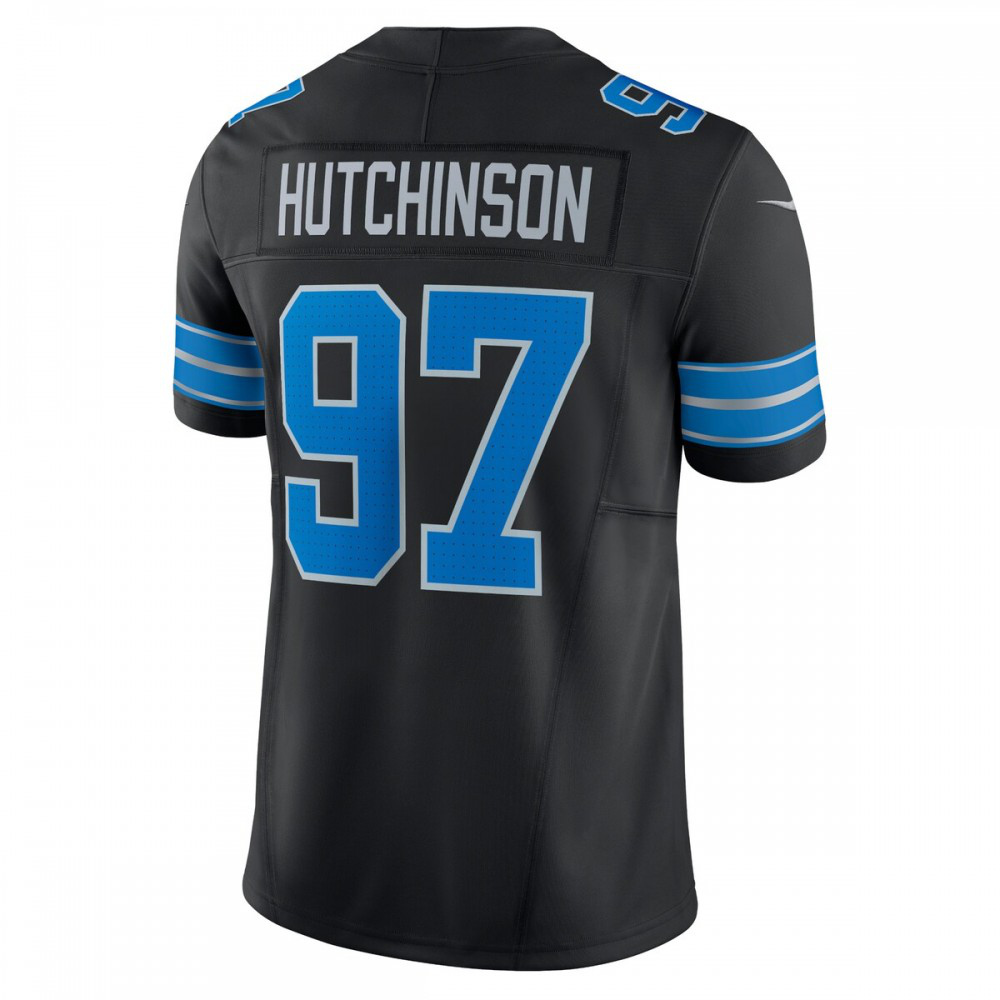 Aidan Hutchinson Detroit Lions Nike 2nd Alternate Vapor F.U.S.E. Limited Jersey - Black-Profan Arena